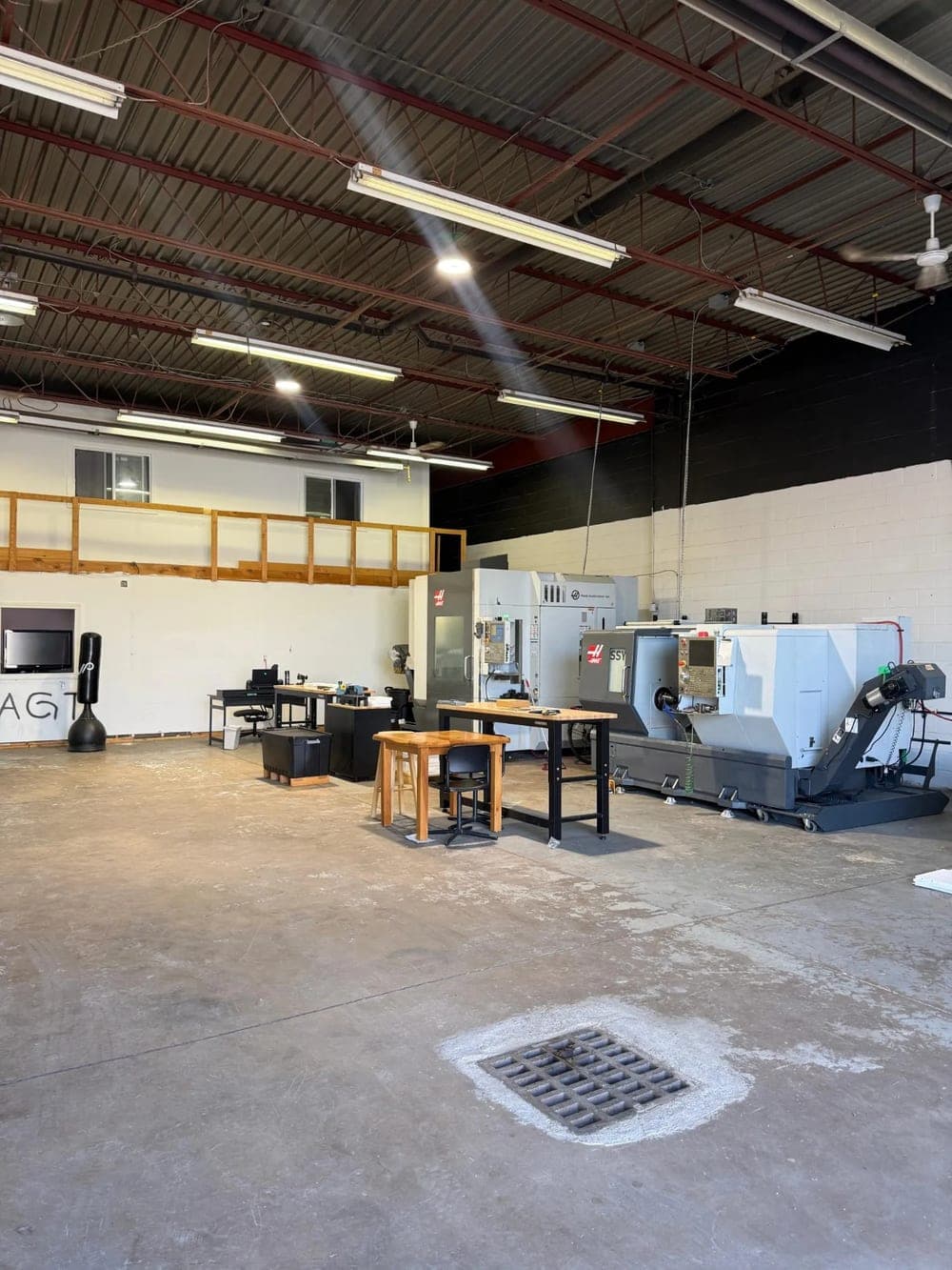 Inside the AGT Precision CNC machine shop in St. Catharines, Ontario